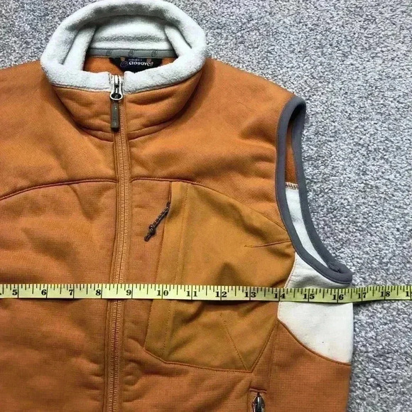 Cloudveil Vest Orange Zip Pockets Fleece Sz XS - Picture 2 of 10